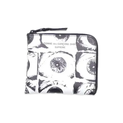 Supreme x Comme des Garcons SHIRT Large Eyes Coin Pouch "White"
