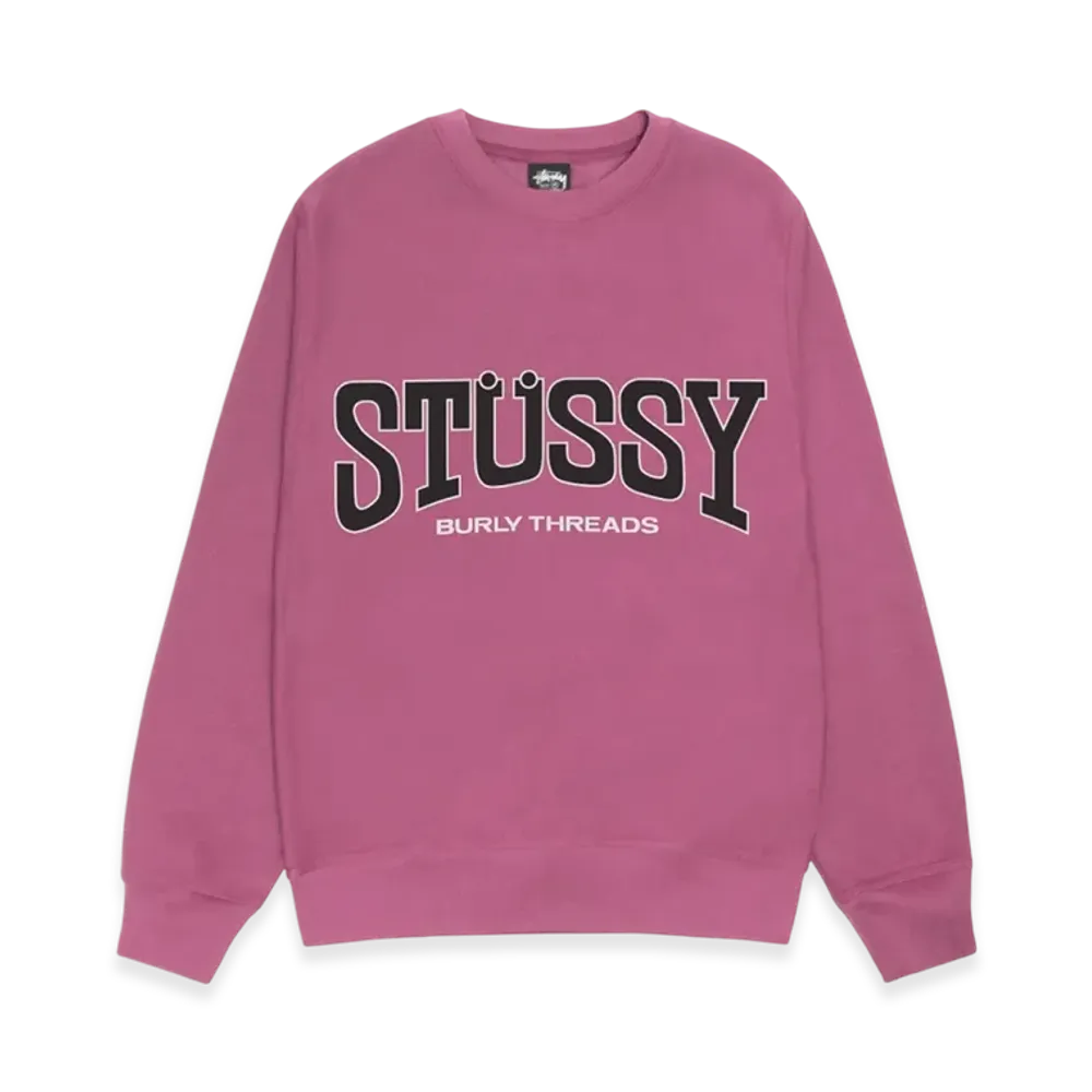 Stussy Burly Thread Crew "Berry"