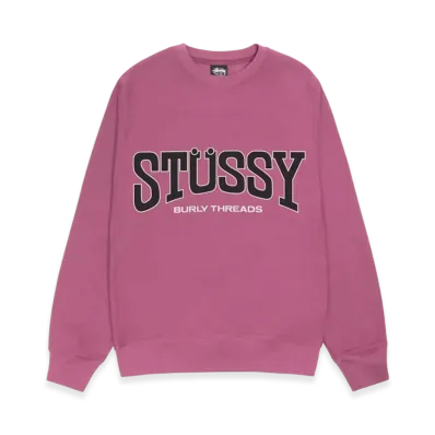 Stussy Burly Thread Crew "Berry"