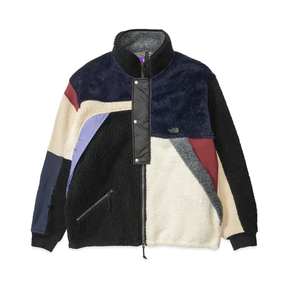The North Face x nanamica RP Field Patchwork Fleece Jacket "Mix"