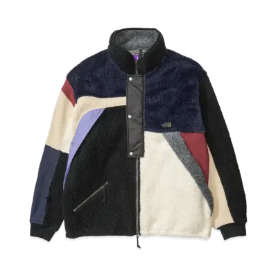 The North Face x nanamica RP Field Patchwork Fleece Jacket "Mix"