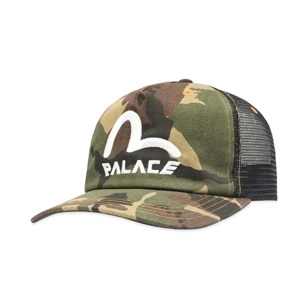 PALACE EVISU Denim And Mesh Trucker "Camo"