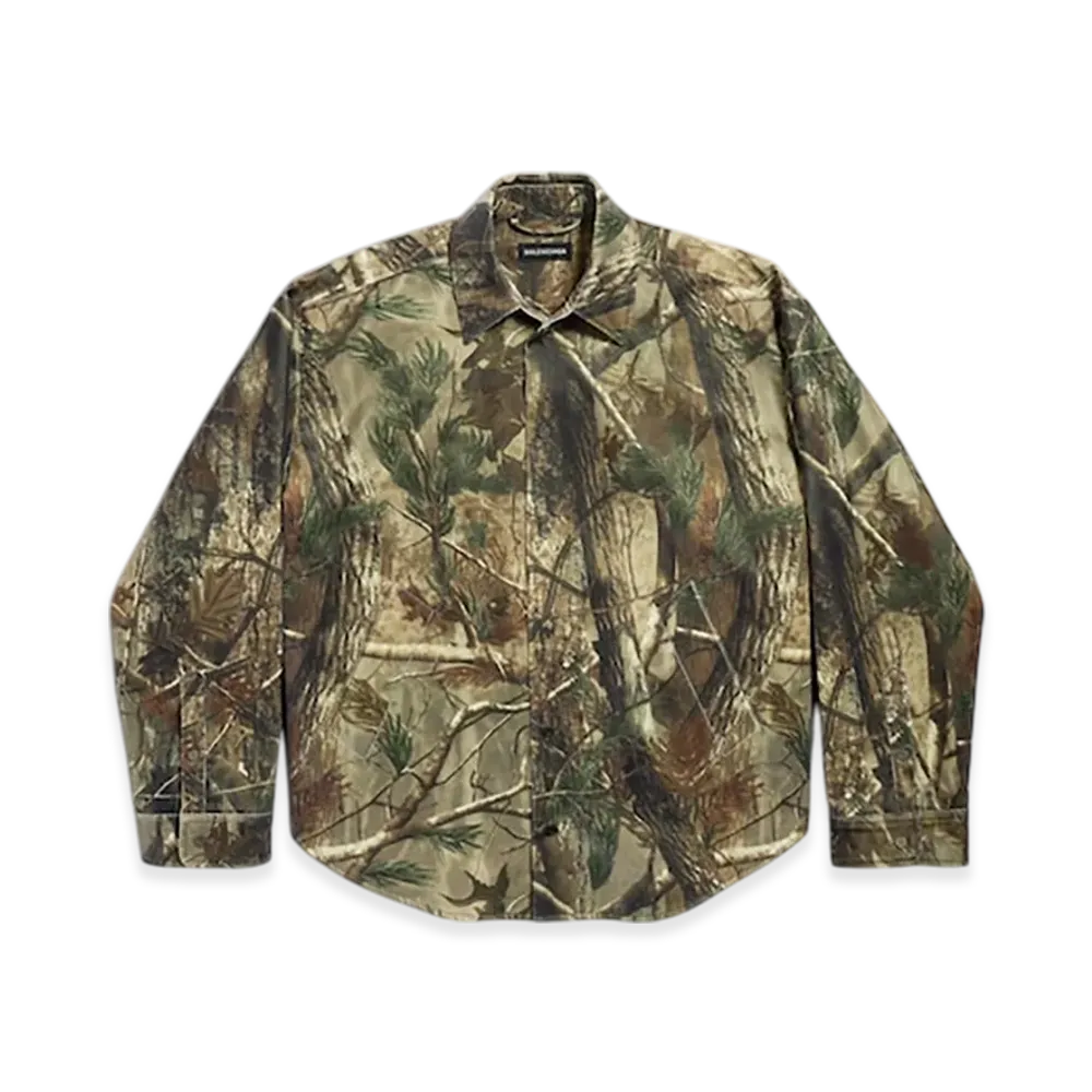 BALENCIAGA Overshirt "Brown"