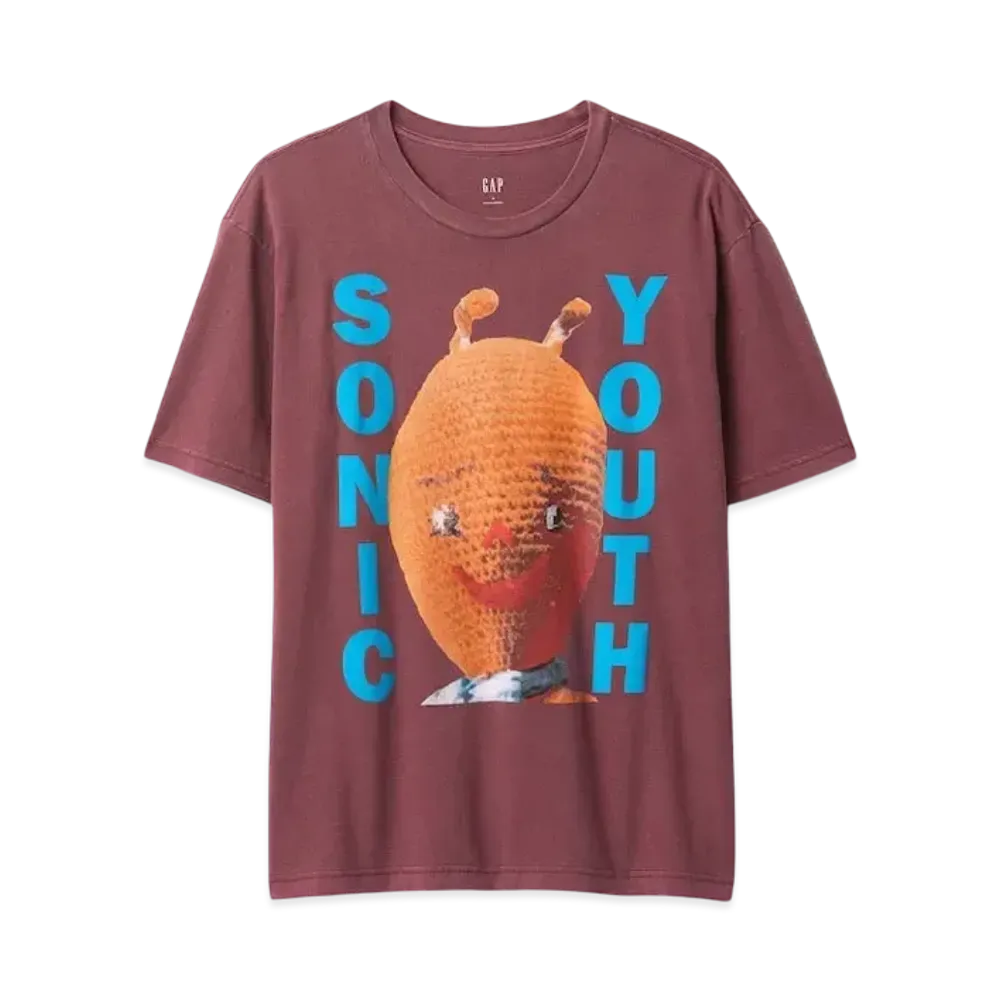 GAP Sonic Youth Graphic T-shirt "Plum"