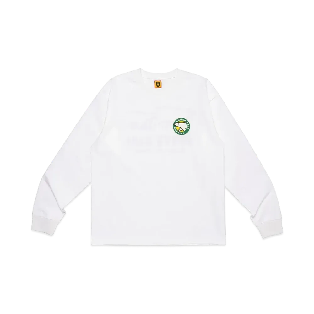 HUMAN MADE Graphic L/S T-Shirt "White"