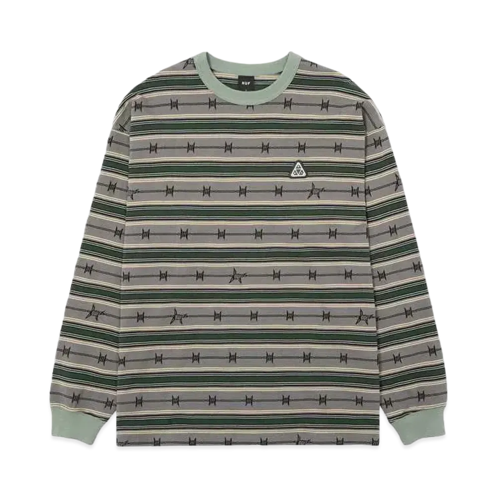 HUF Reservoir Stripe Long Sleeve T-shirt "Black"
