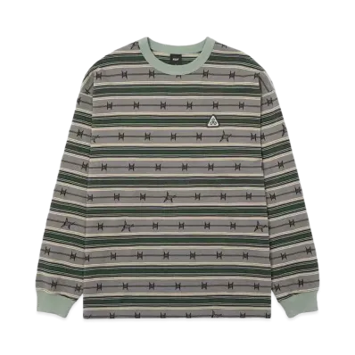 HUF Reservoir Stripe Long Sleeve T-shirt "Black"