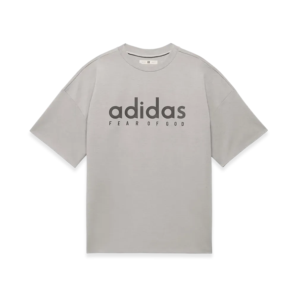 adidas x FEAR OF GOD ATHLETICS Quick-Dry Jersey Short Sleeve T-Shirt "Medium Grey Heather"
