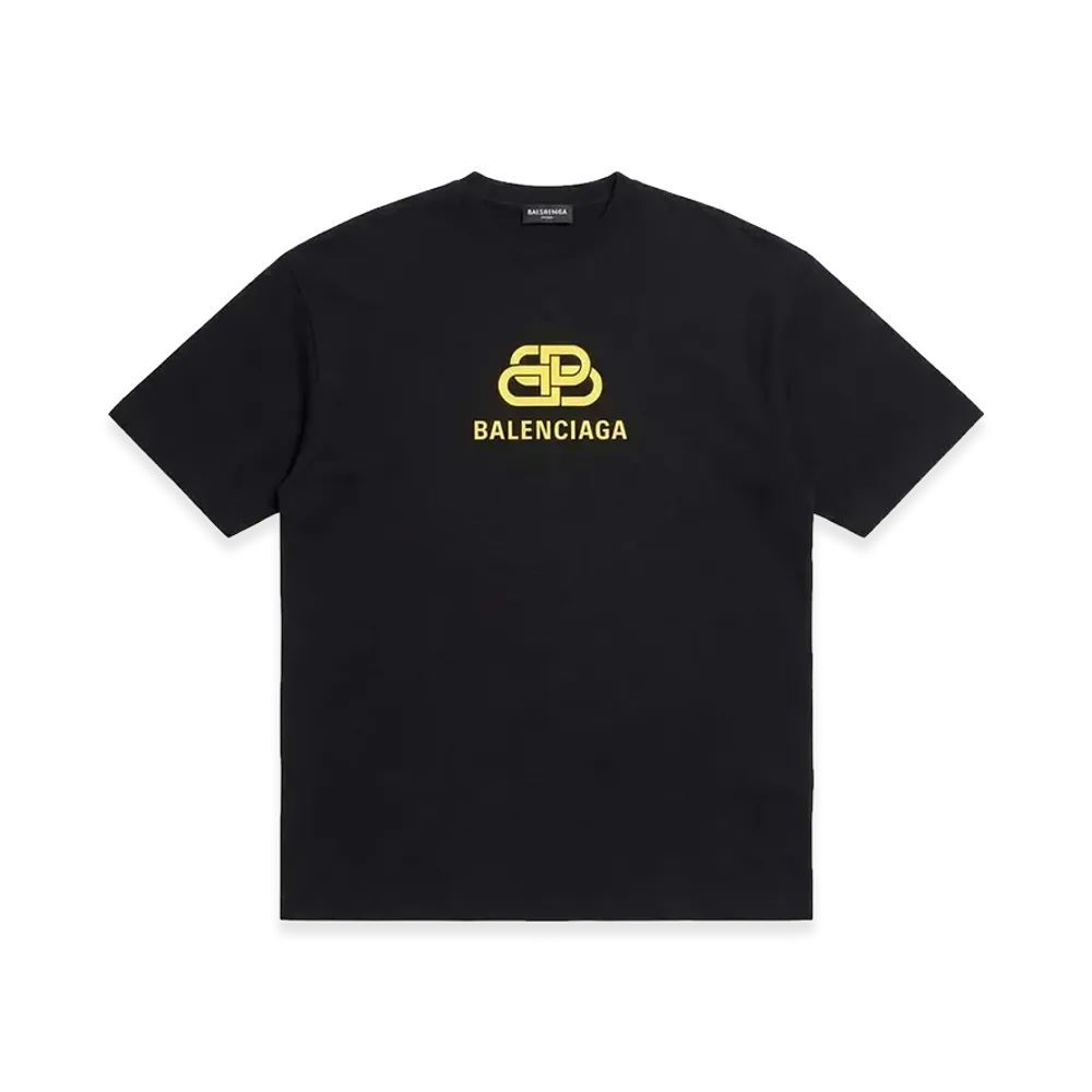 Balenciaga Interlocked BB Regular Fit T-shirt "Black"
