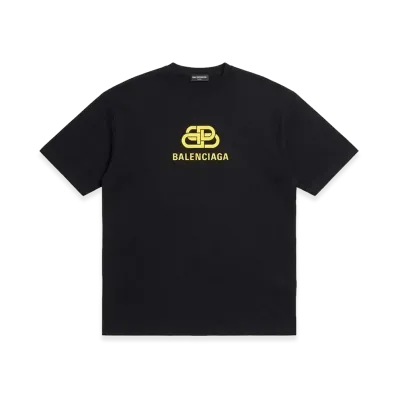 Balenciaga Interlocked BB Regular Fit T-shirt "Black"