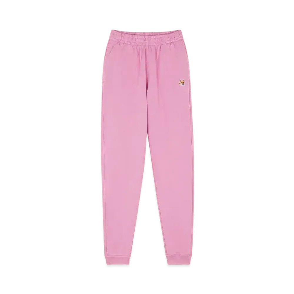 Maison Kitsune Fox Head Patch Regular Jog Pants "Fae Pink"