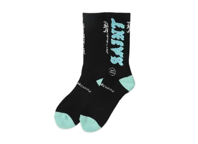 SAINT Mxxxxxx Socks Aint "Black/Blue"