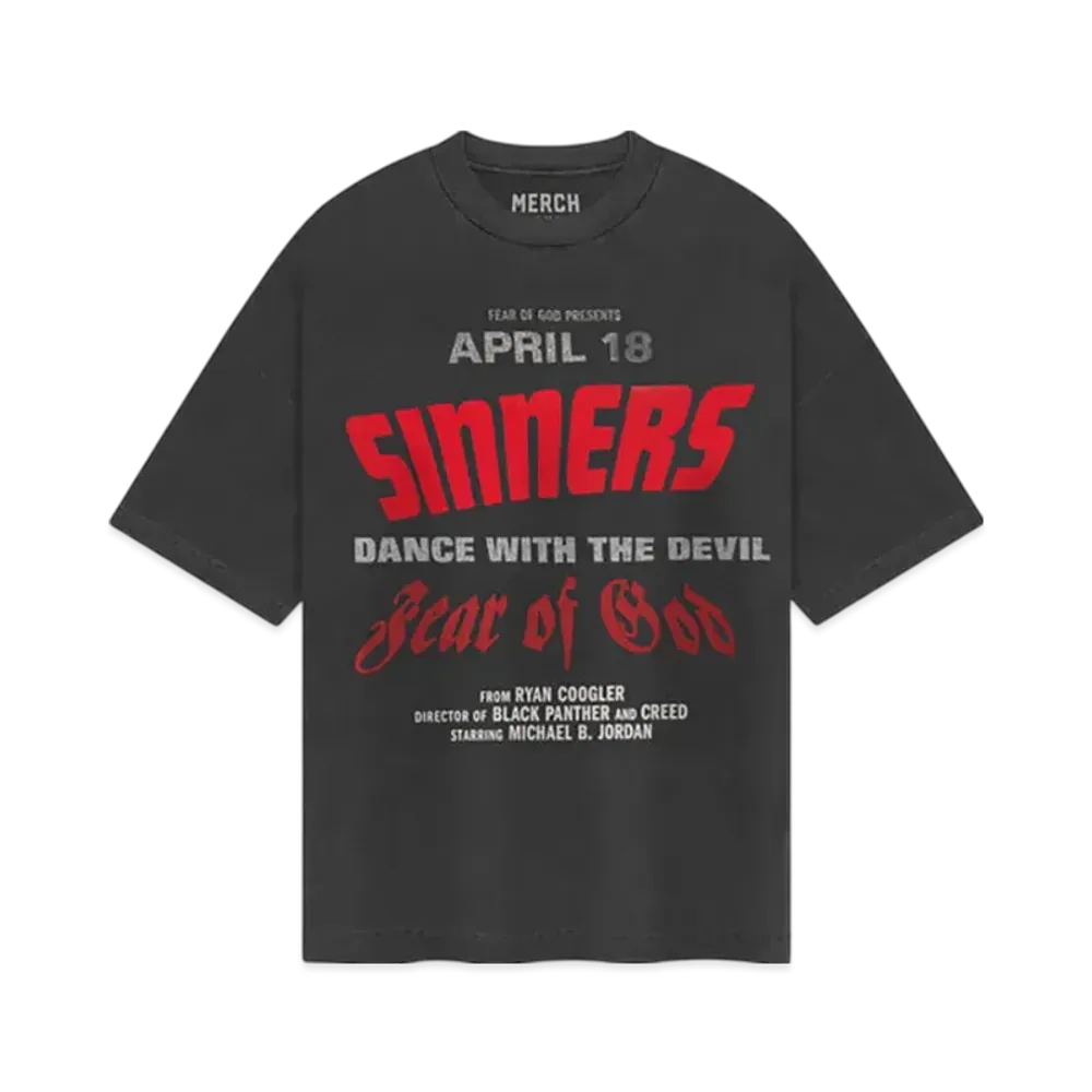 FEAR OF GOD Sinners Tee "Black"