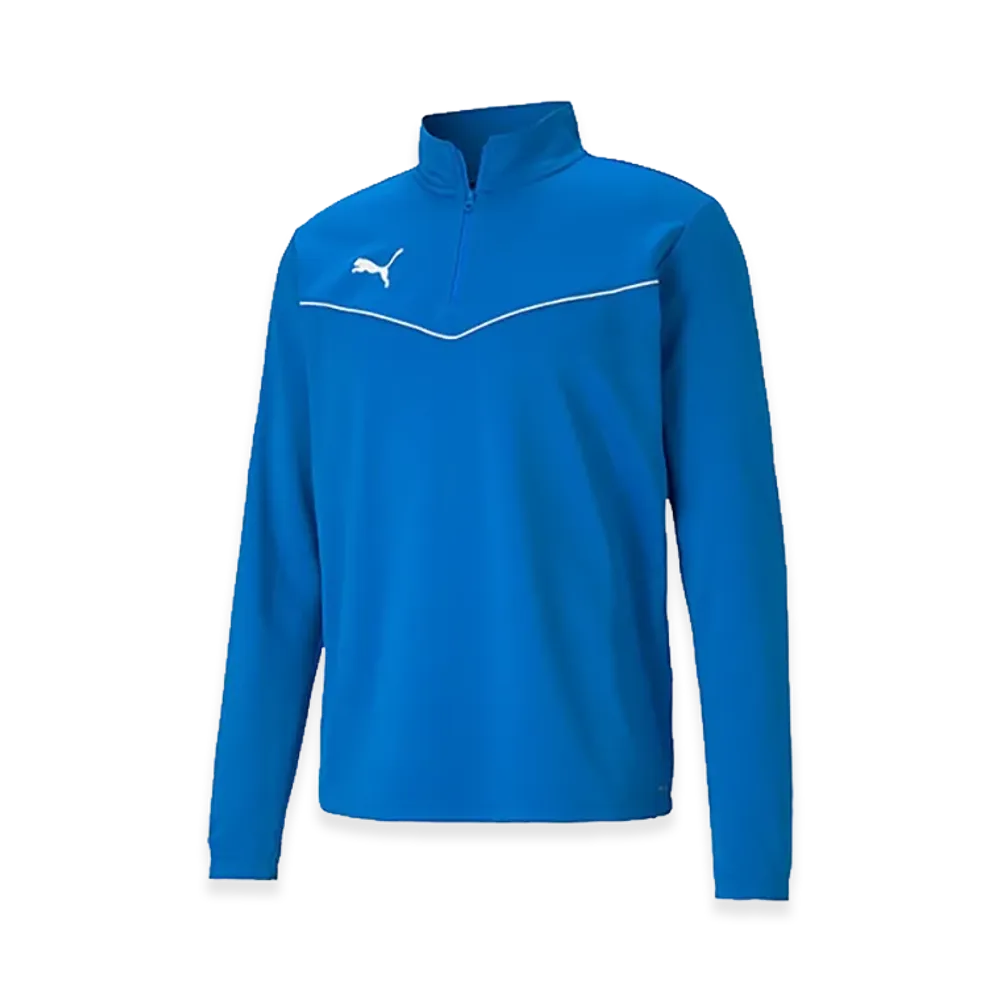 PUMA teamRISE 1/4 Zip Top "Electric Blue Lemonade"
