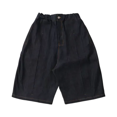 UNION Box Pleat Short "Raw Denim"