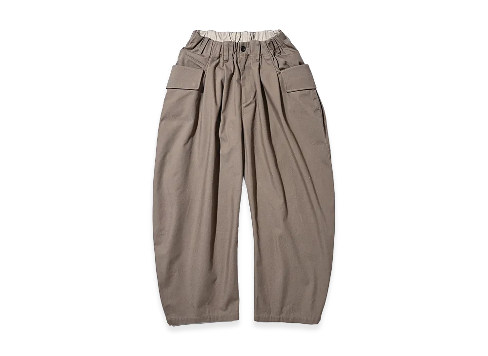 CLESSTE Side Flap Curve Pants "Mocha"