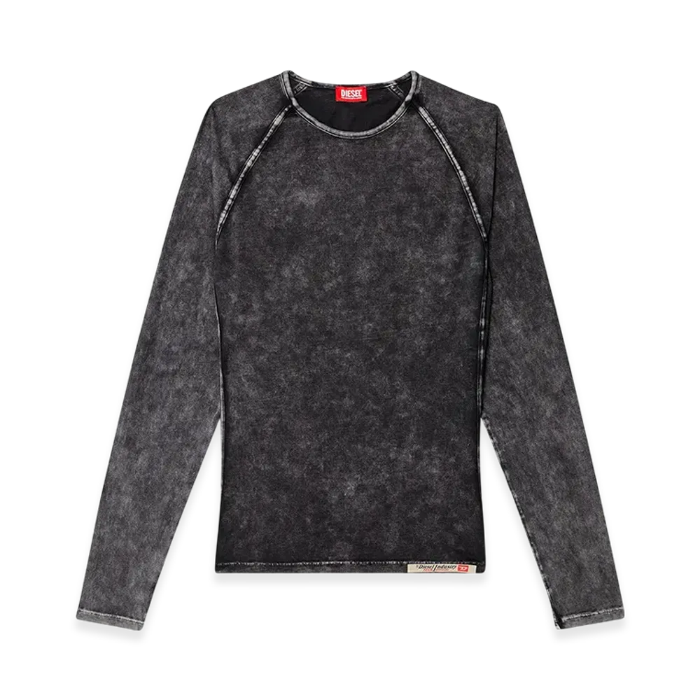 Diesel Efrem-Dnm Long Sleeve T-Shirt "Black"