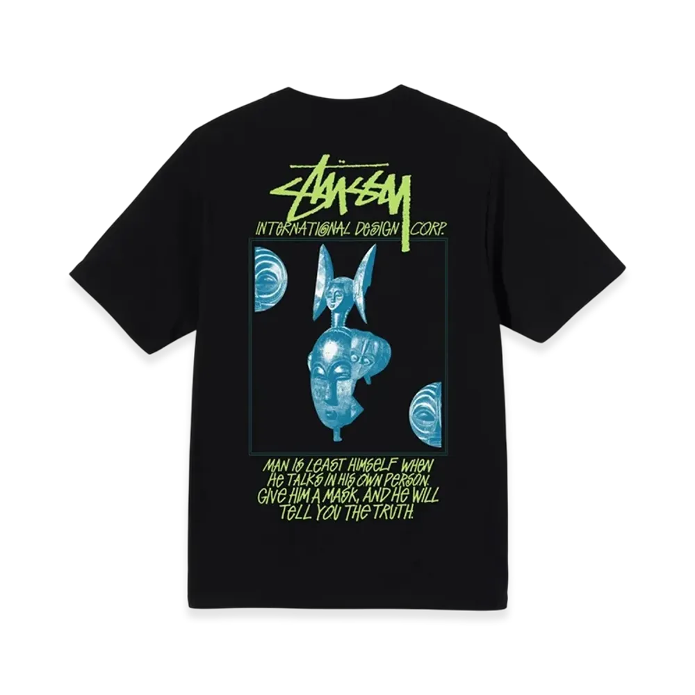 Stussy Masked Tee "Black"