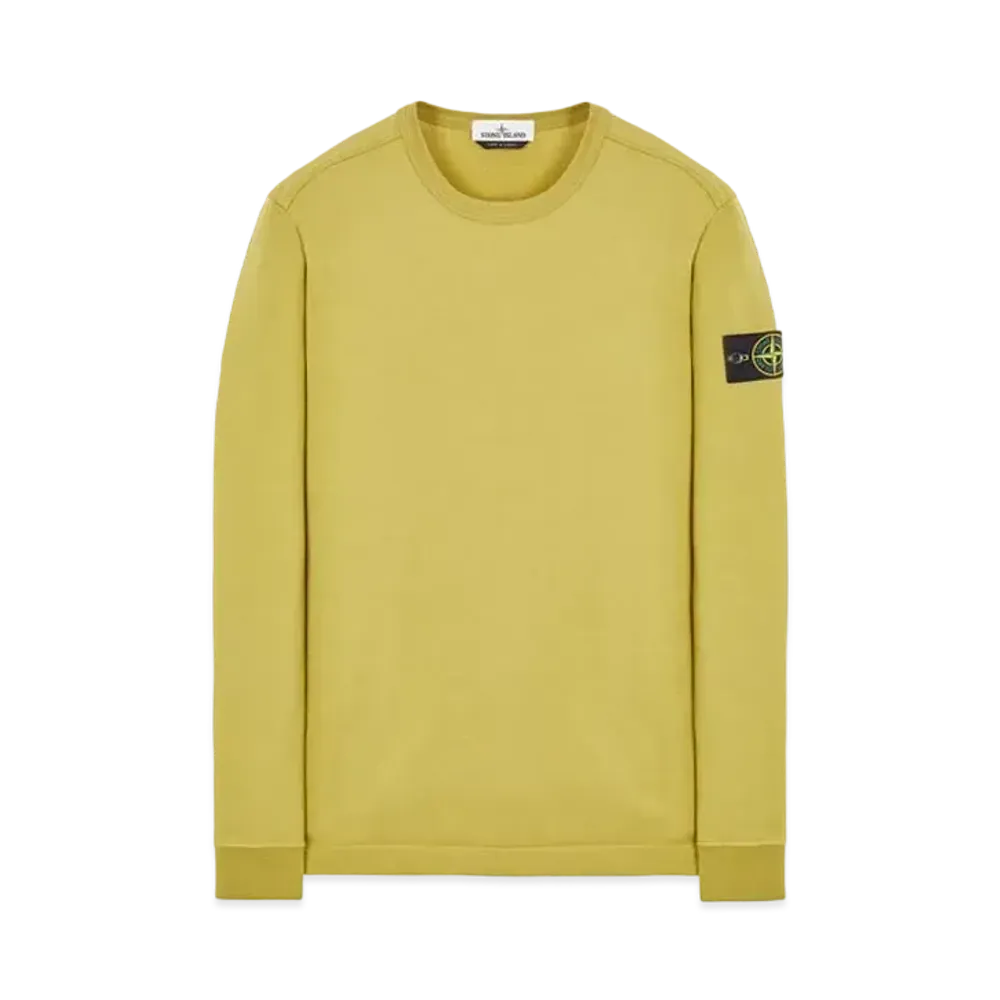 Stone Island 64450 GAUZED COTTON JERSEY "Dark Beige"