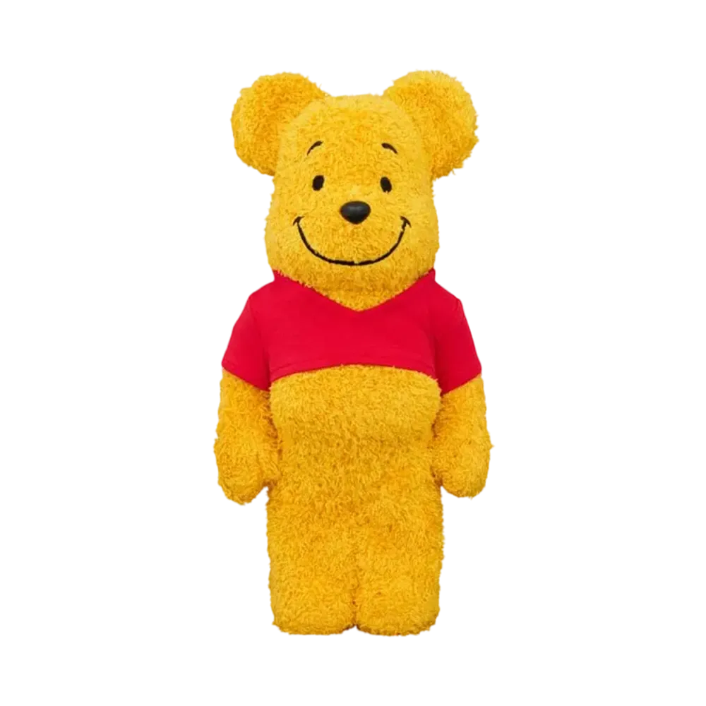 MEDICOM TOY "BEARBRICK" -Winnie the Pooh- Winnie the Pooh COSTUME Ver.(PILE FABRIC) 400%