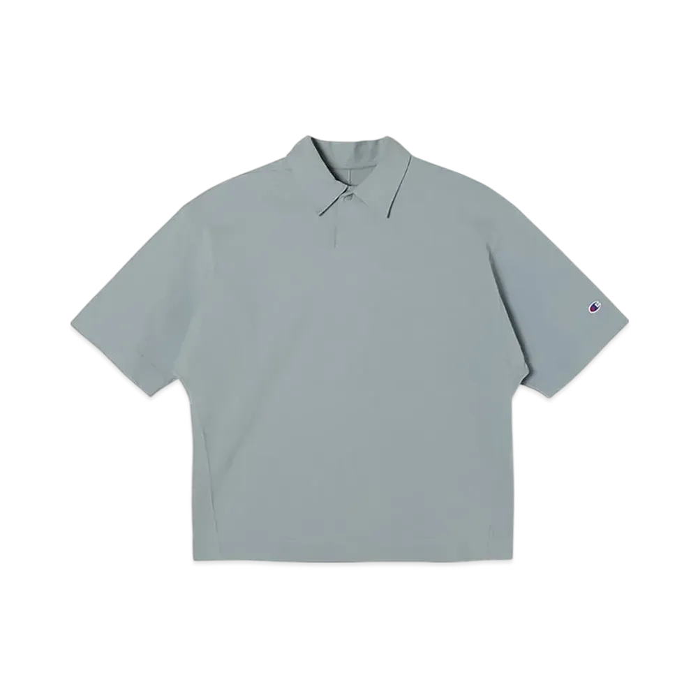 Champion x N.HOOLYWOOD Short Sleeve Polo Shirt "Light Blue"