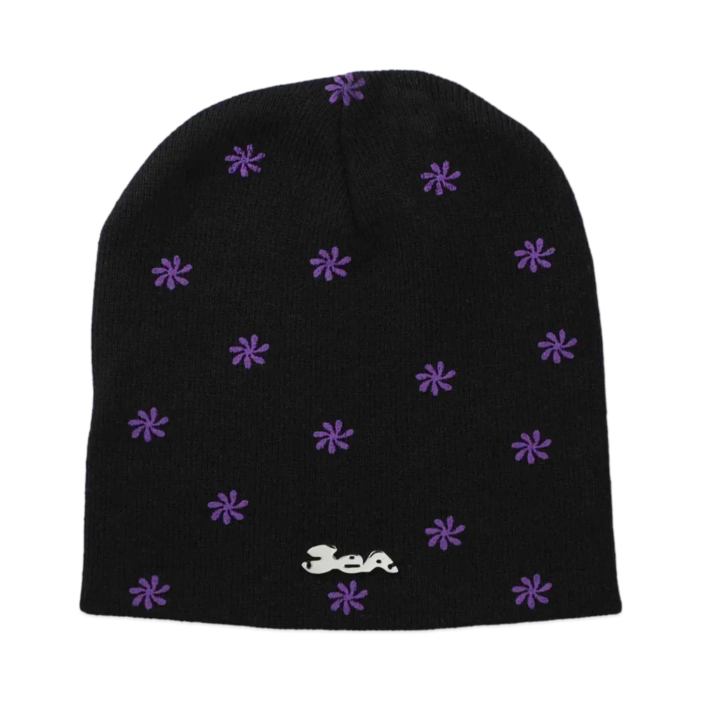 WIND AND SEA Logo Single Knit Cap "Black"