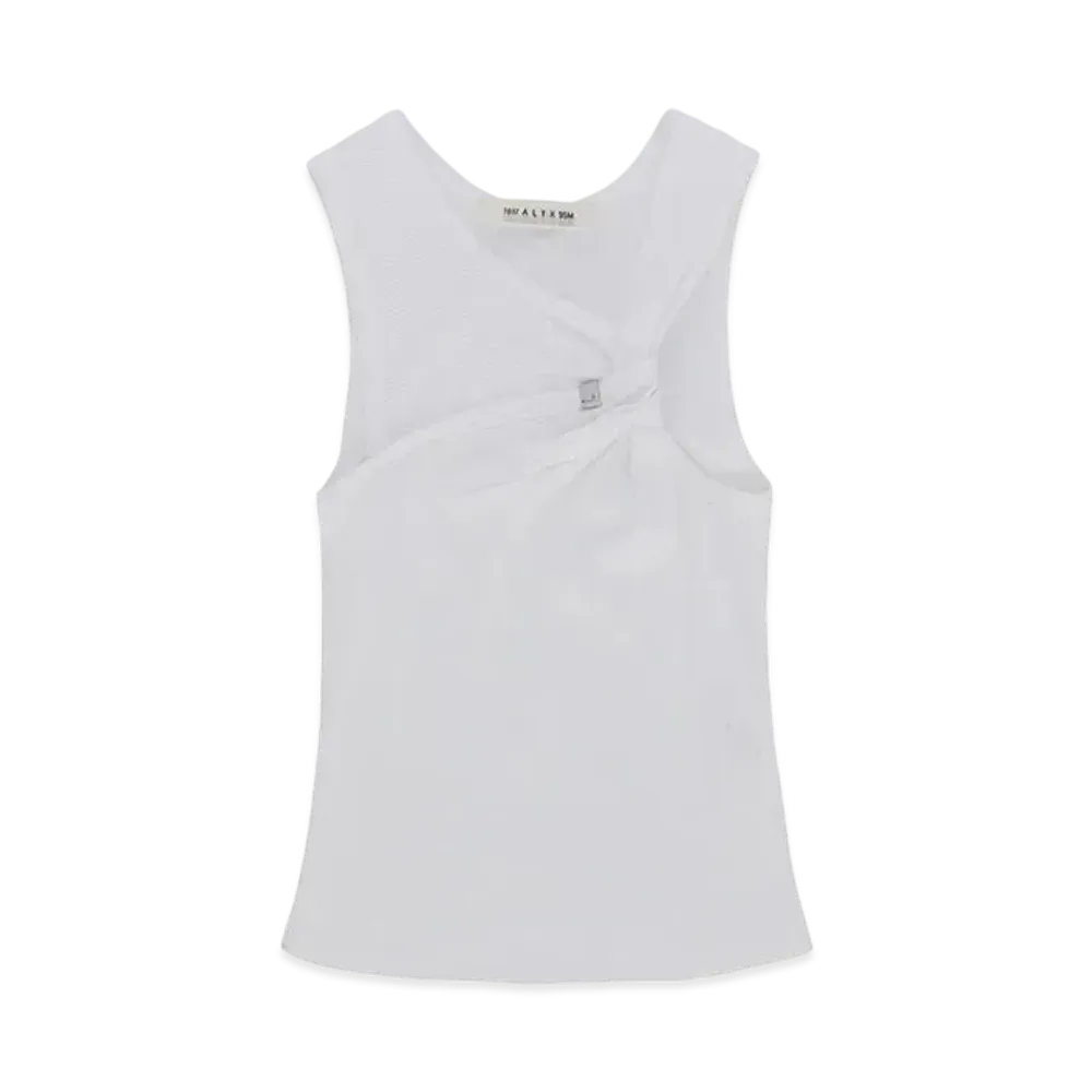 1017 ALYX 9SM Lightercap Twist Tank Top "White"
