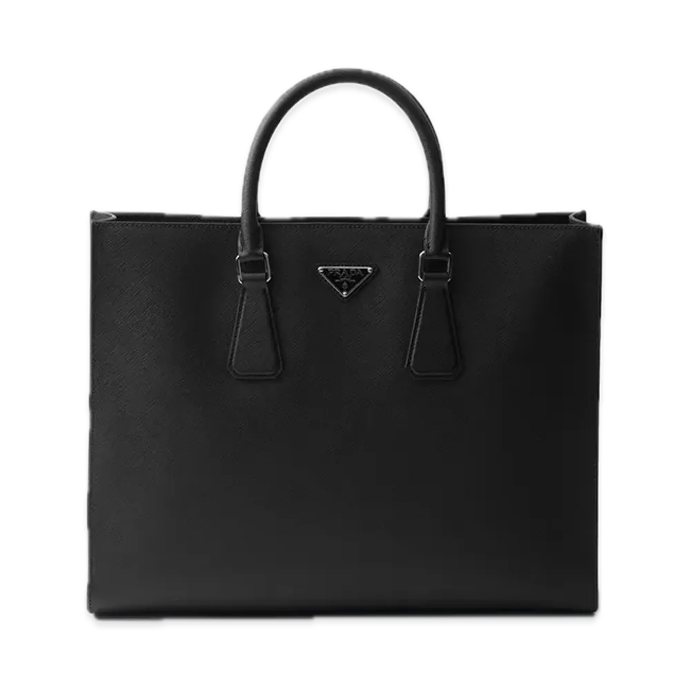PRADA Saffiano Tote Bag "Black"