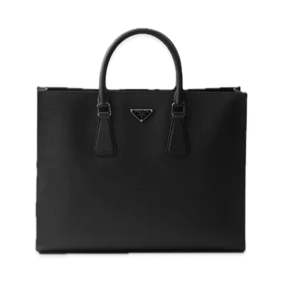 PRADA Saffiano Tote Bag "Black"