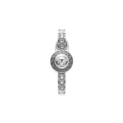 Versace Gianni Ribbon Ear Cuff "Silver"