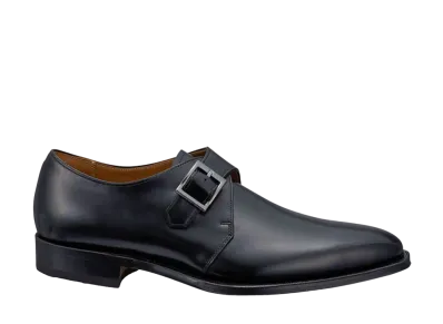 REGAL Monk Strap Calf Leather "Black" 07WRCH