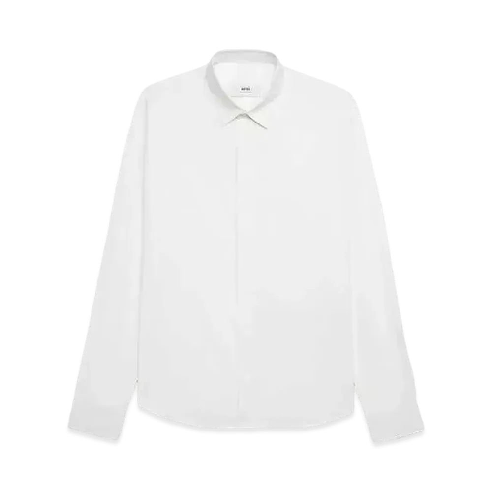 AMI PARIS Cotton Poplin AMI DE COEUR Shirt #1 "White"
