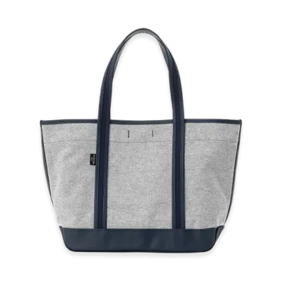 PORTER Boyfriend Tote Chambray Tote Bag M "Navy"