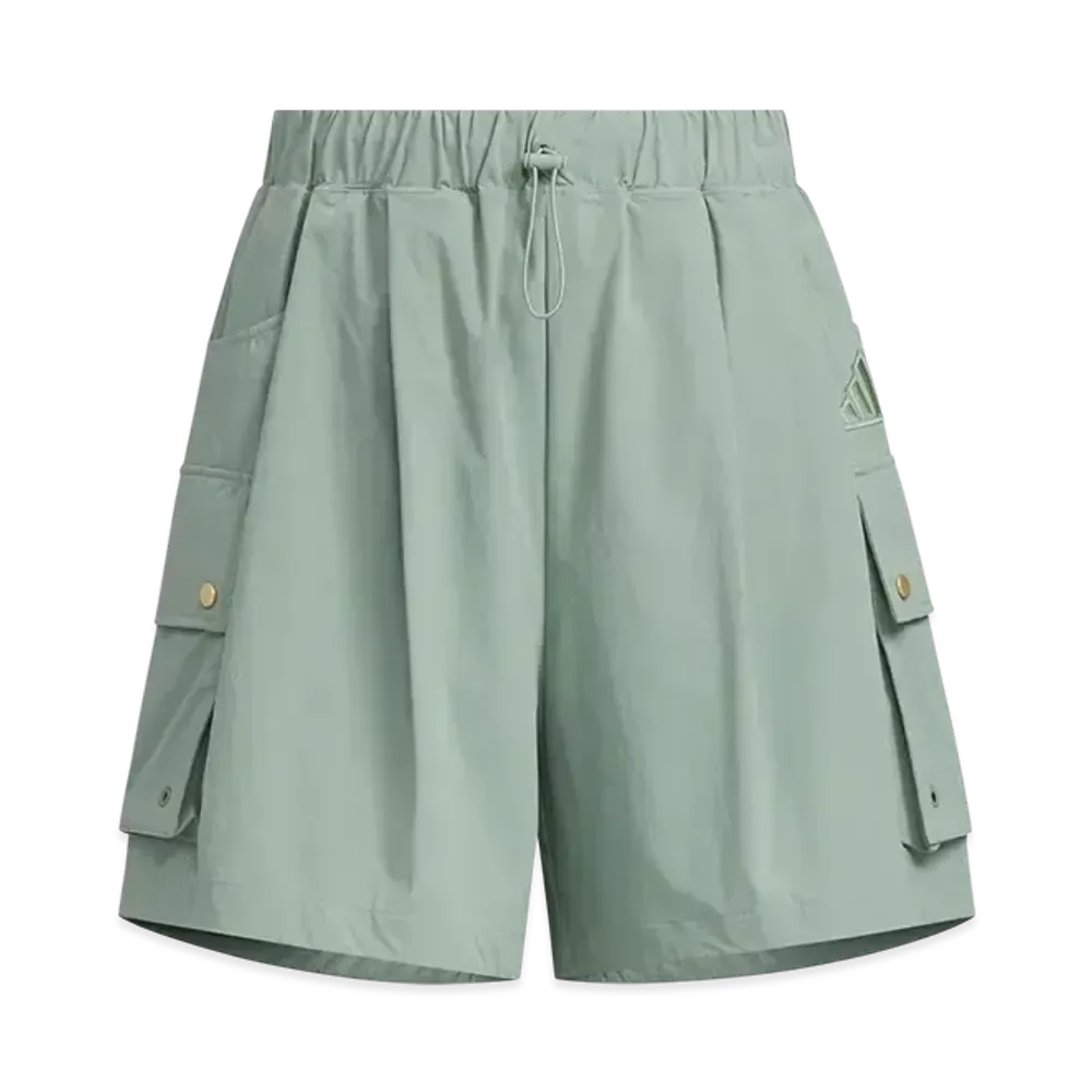 adidas Luxflow Casual Cargo Shorts "Silver Green"