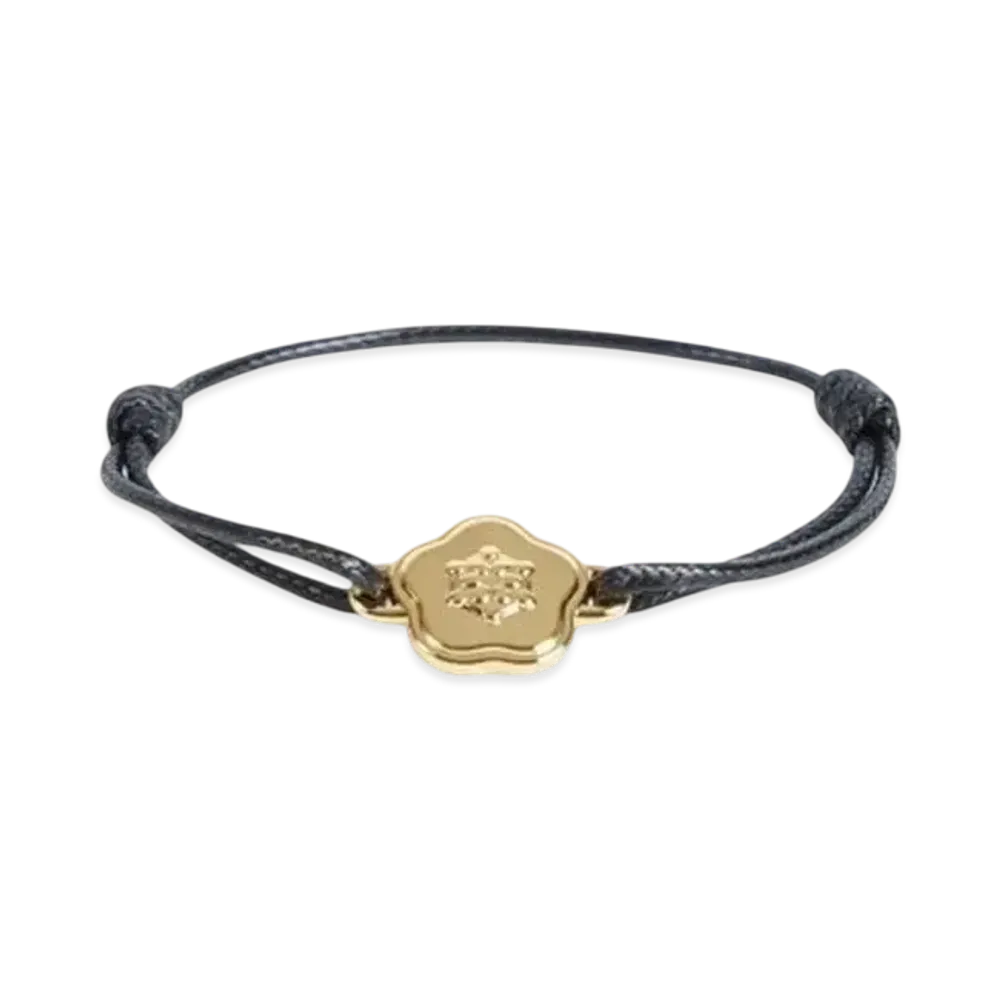 KENZO 'CREST' Friendship Bracelet "Black"