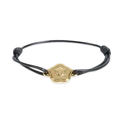 KENZO 'CREST' Friendship Bracelet "Black"