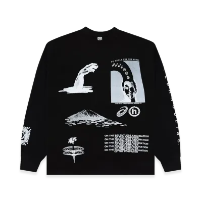 Asics x Hidden NY LS Tee "Black"