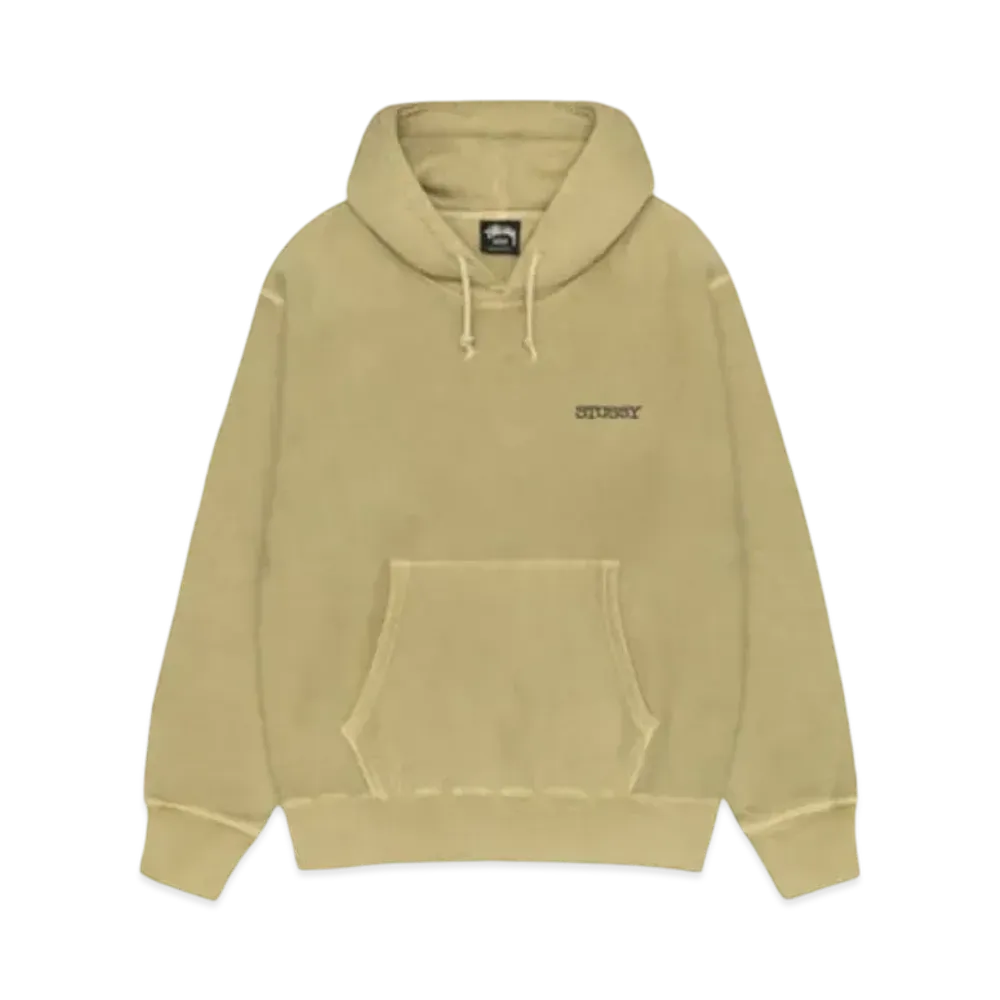 Stussy Jumbo Hoodie Pigment Dyed "Elm"