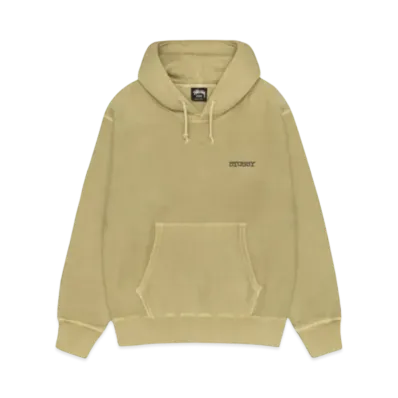 Stussy Jumbo Hoodie Pigment Dyed "Elm"