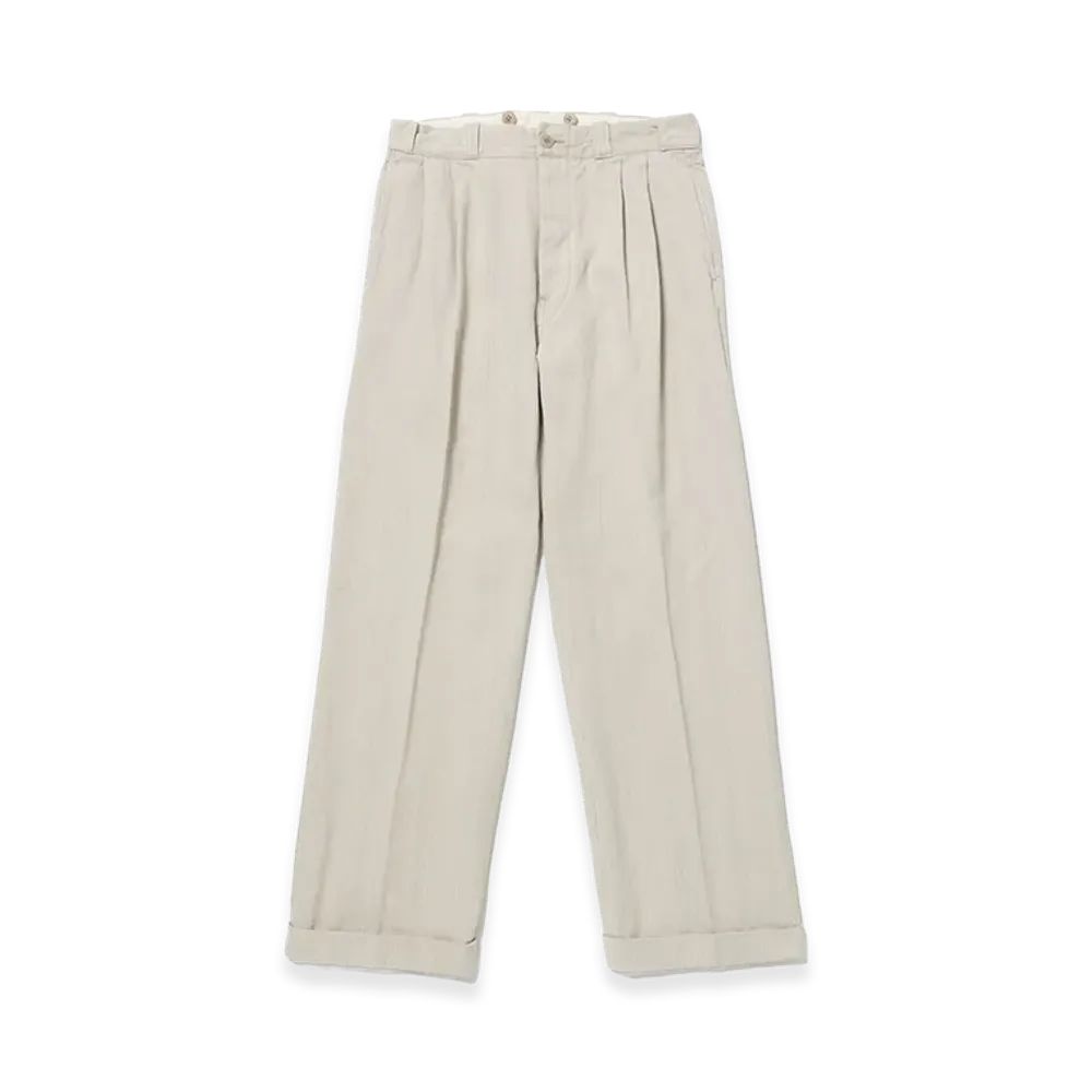 T.T Taiga Takahashi LOT.201 Work Trousers "Beige"