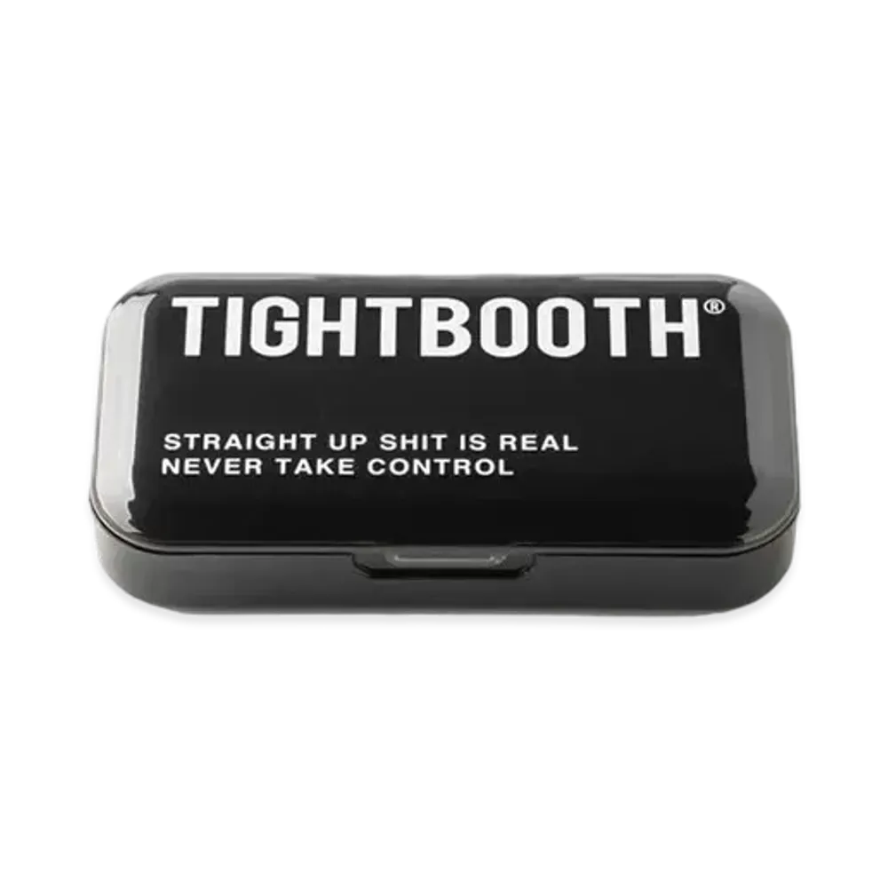 TIGHTBOOTH Compact Pill Case "Black"
