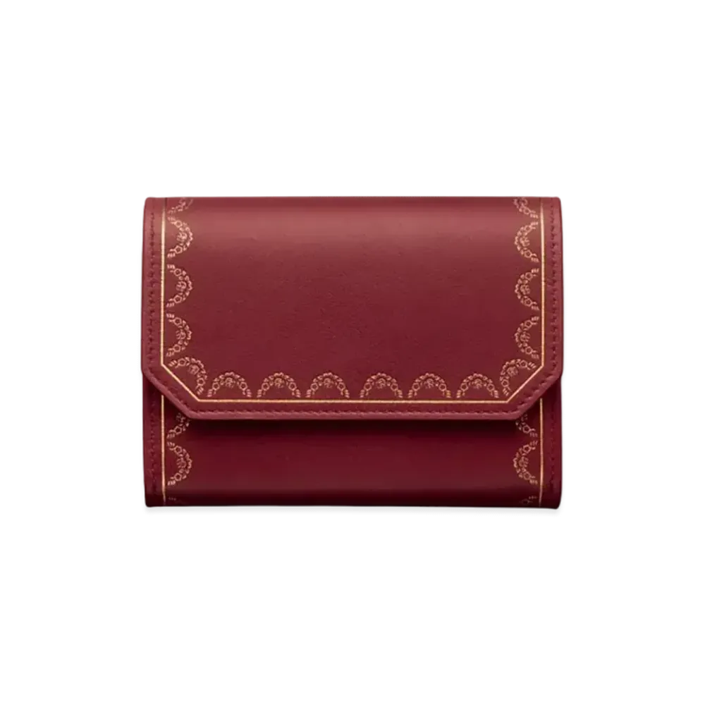 Cartier Guirlande de Cartier Mini Mulch Wallet "Bordeaux"