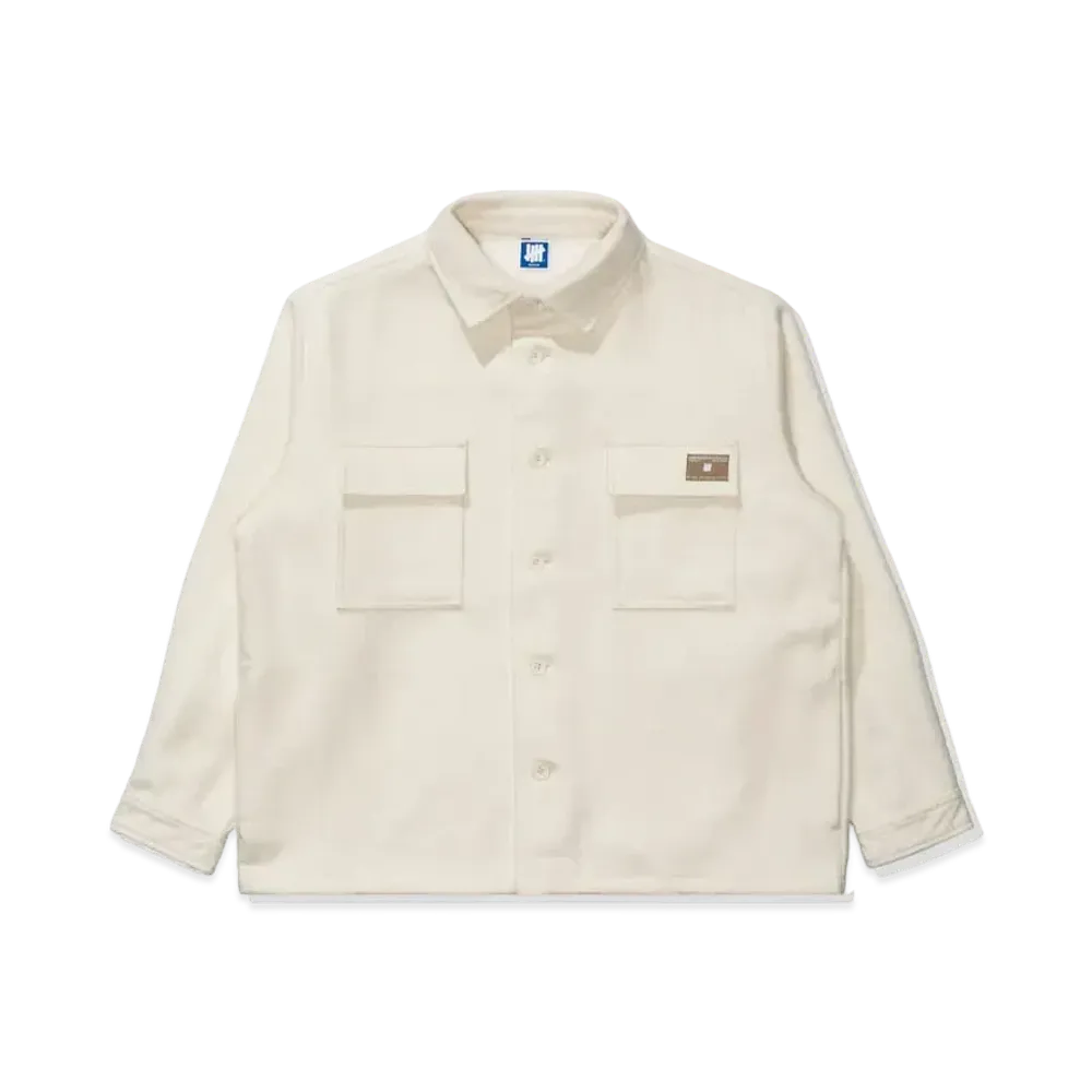 UNDEFEATED Officer L/S Shirt "Beige"