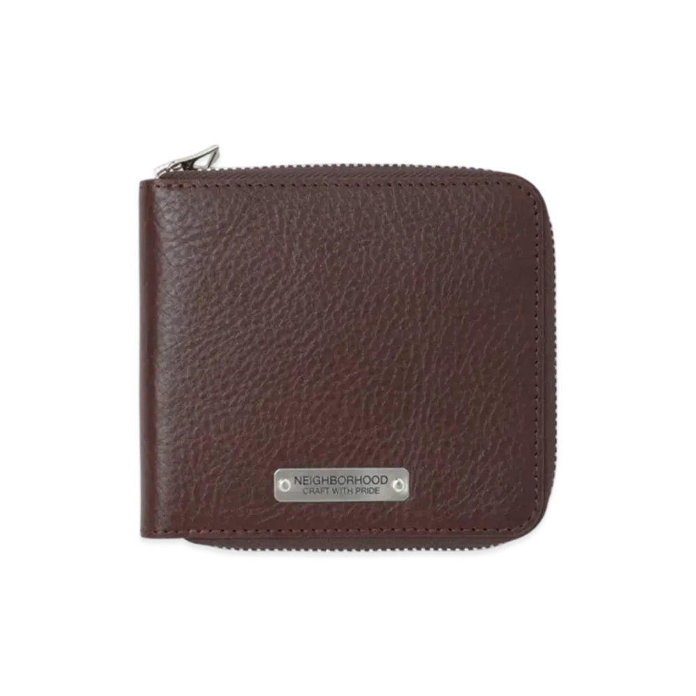 NEIGHBORHOOD Leather Wallet "Brown"