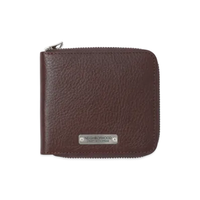 NEIGHBORHOOD Leather Wallet "Brown"