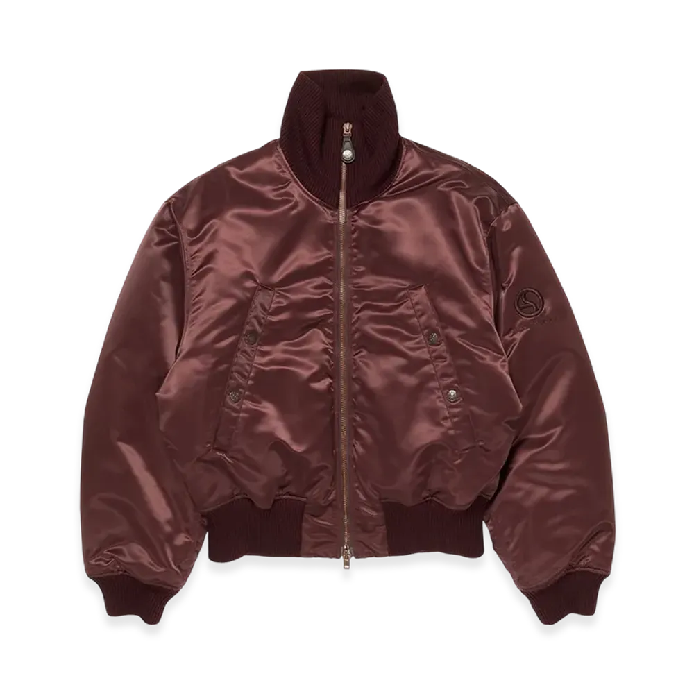 Acne Studios Technical Bomber Jacket "Burgundy"