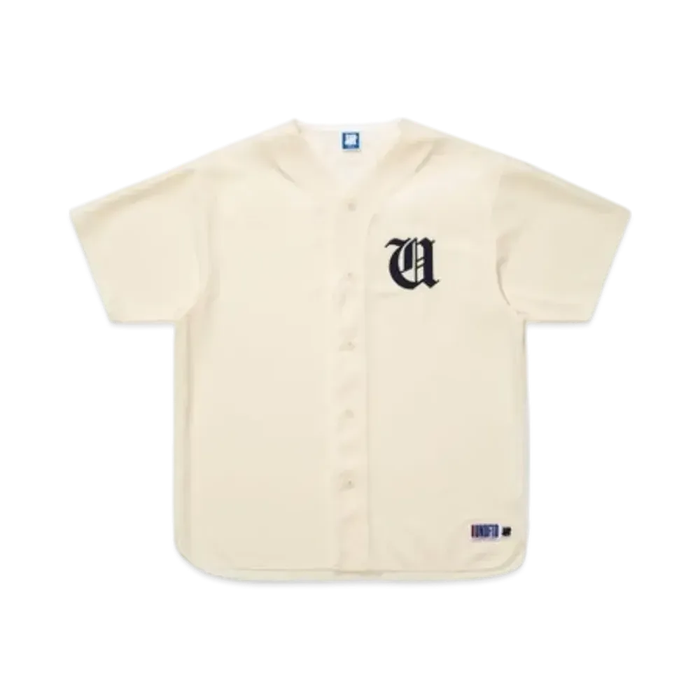 UNDEFEATED O.E. S/S Baseball Jersey "Off White"