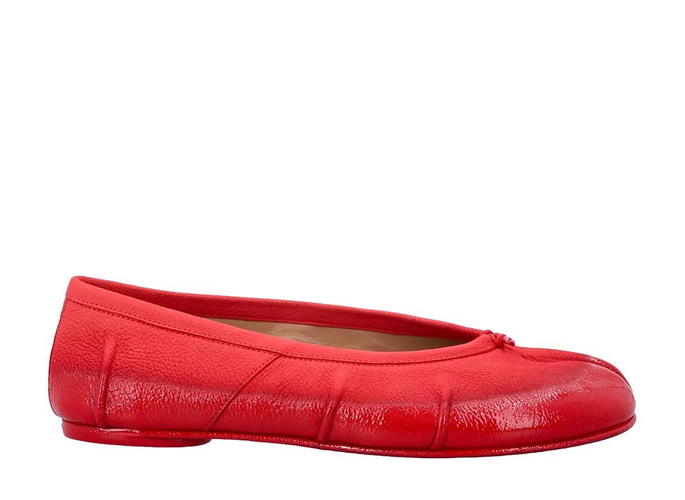 Maison Margiela Women's Tabi Ballerina Shoes "Red"