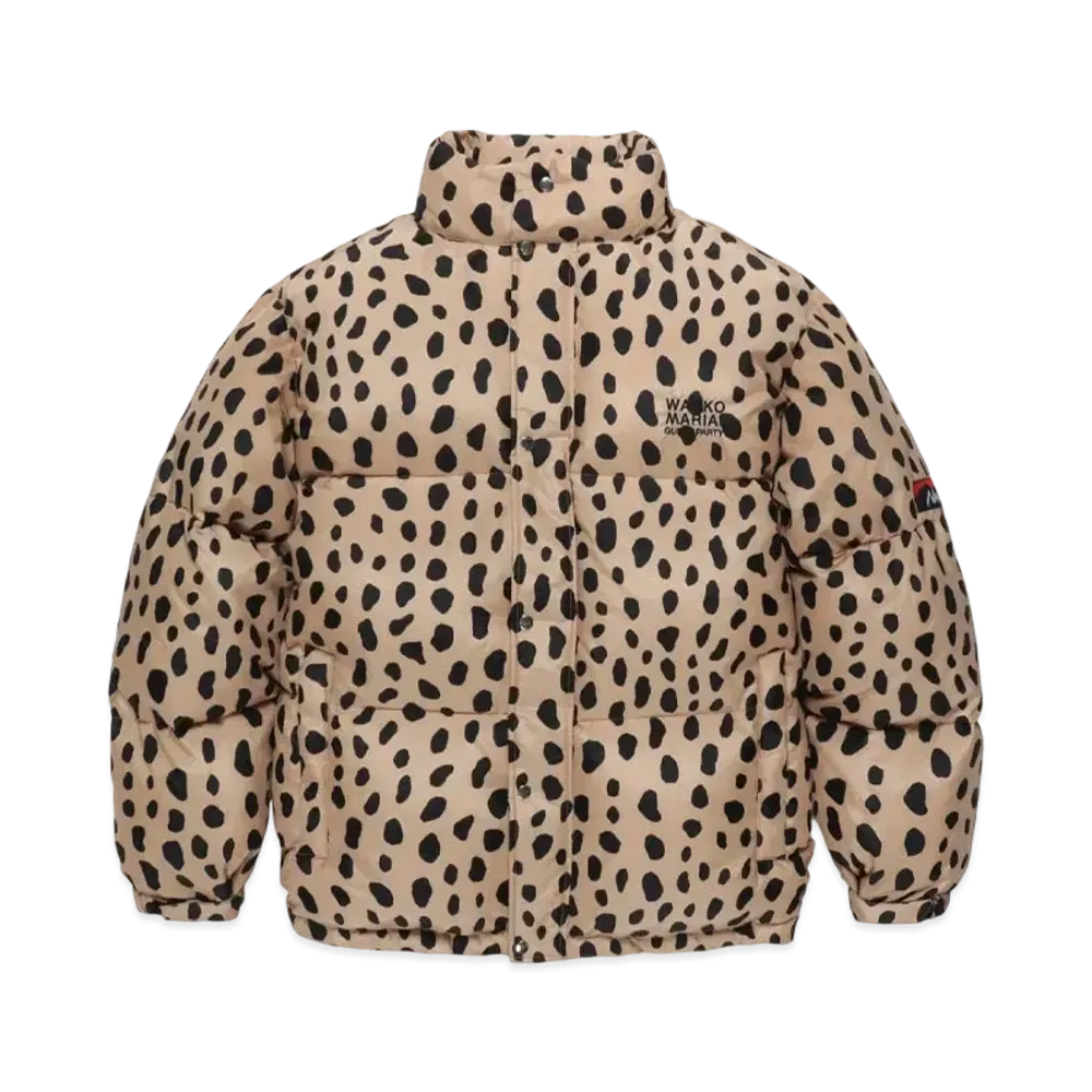 WACKO MARIA x NANGA Leopard Down Jacket "Beige"
