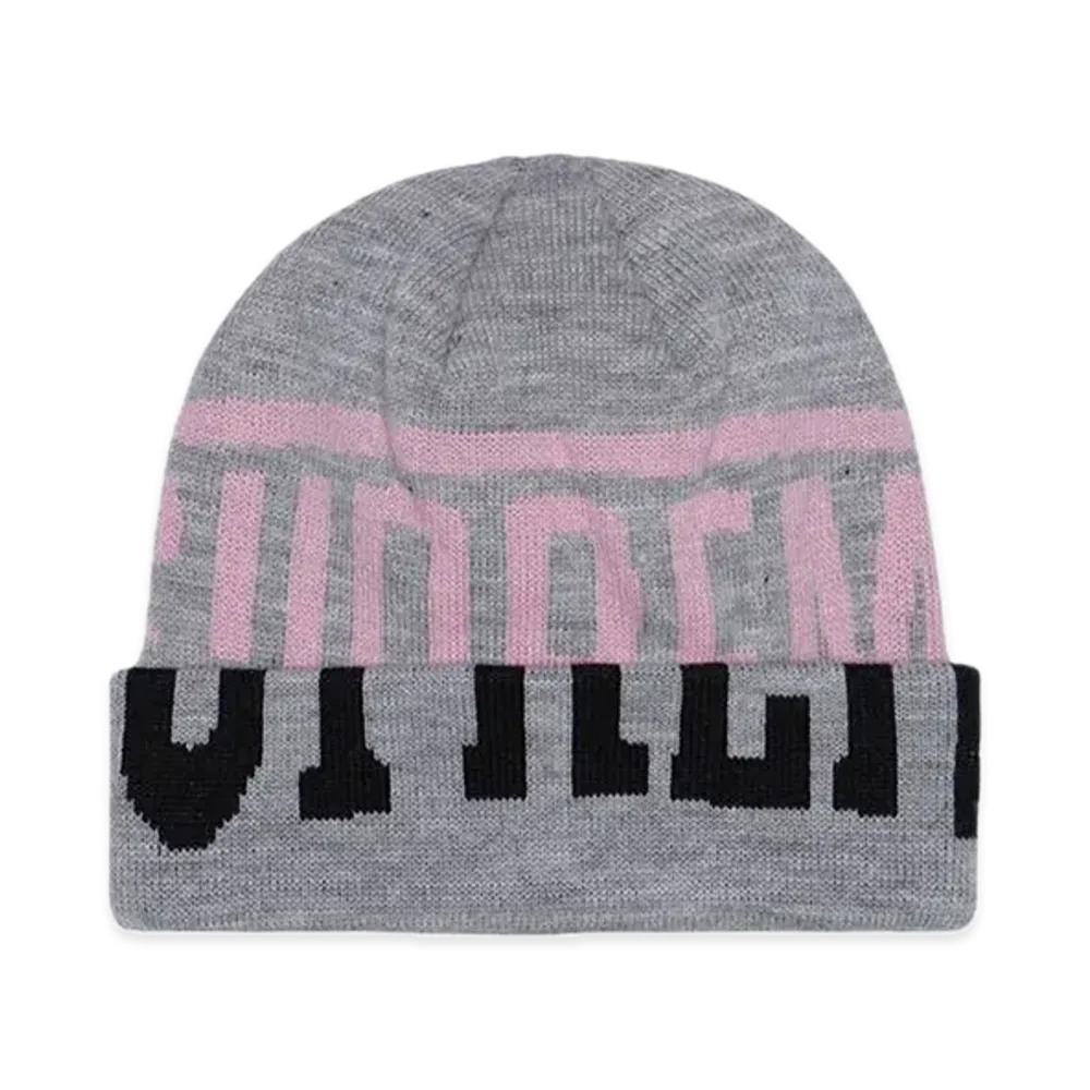 Supreme New Era 2-Tone Logo Beanie "Grey"